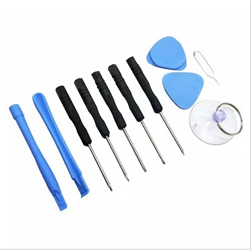 Obeng set Handphone 10 in 1 alat pembuka casing hp opening tools