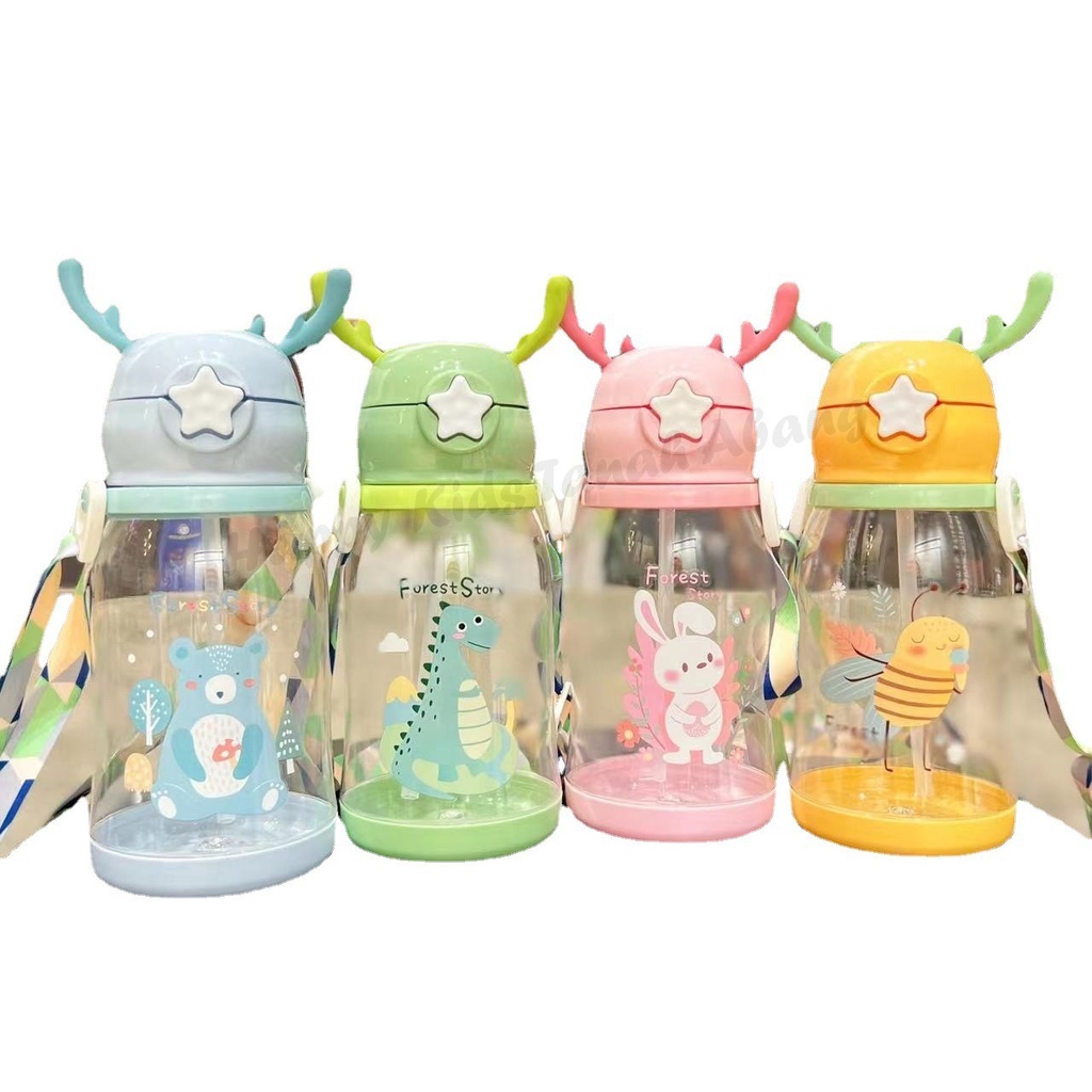 BOTOL MINUM ANAK TANDUK RUSA 600 ML BPA FREE