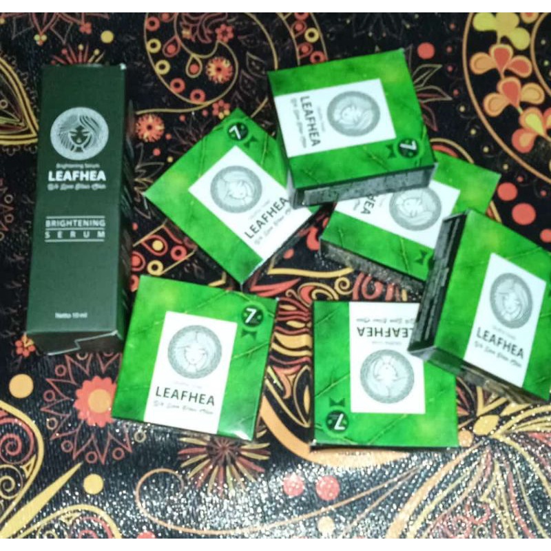 sabun dan serum leafhea