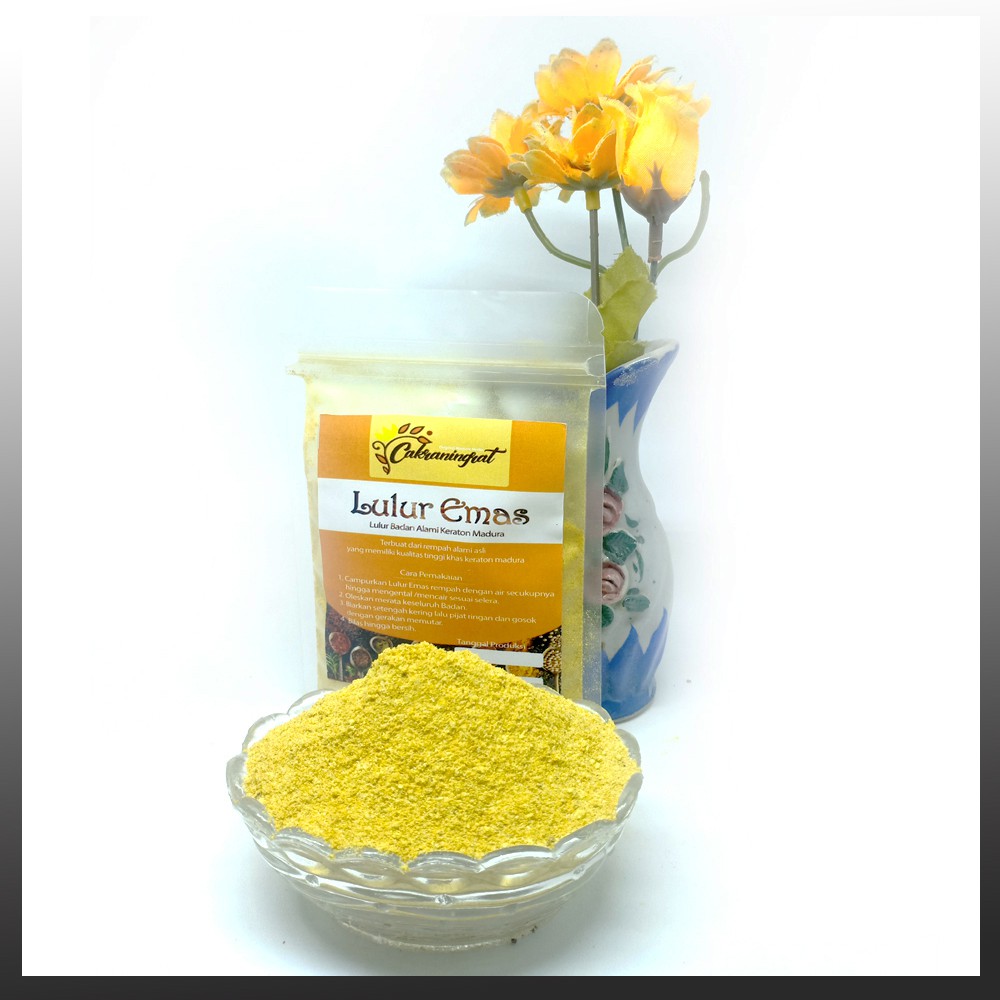Lulur Pemutih Badan Emas Rempah Keraton Madura 30gr - CKE30