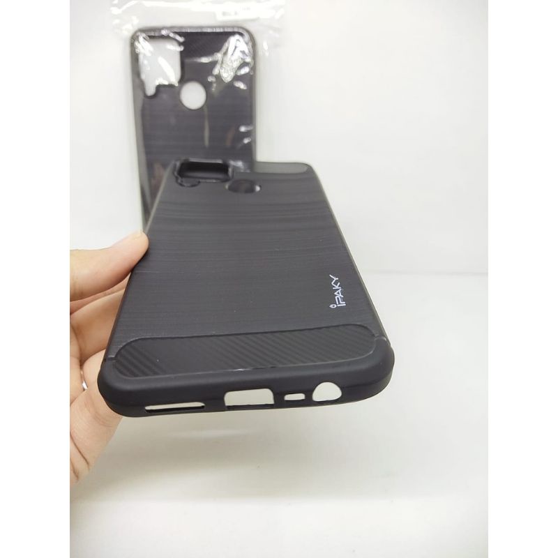 Softcase Slim Fit Carbon Realme C15 - UA