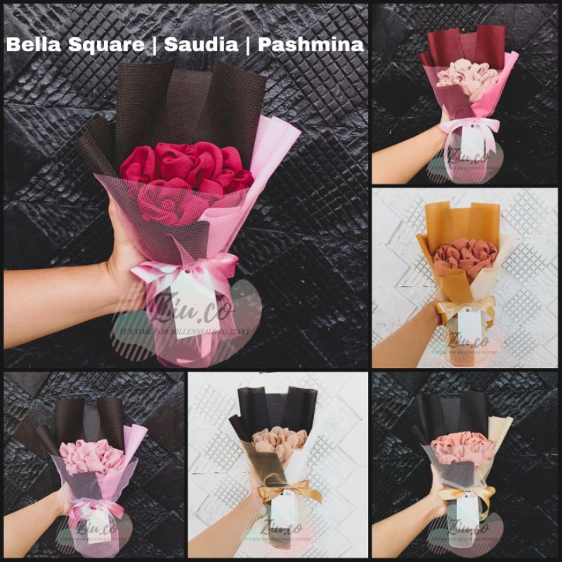 Bouquet Bunga Hijab / Buket Hijab Murah / Bouquet Hijab