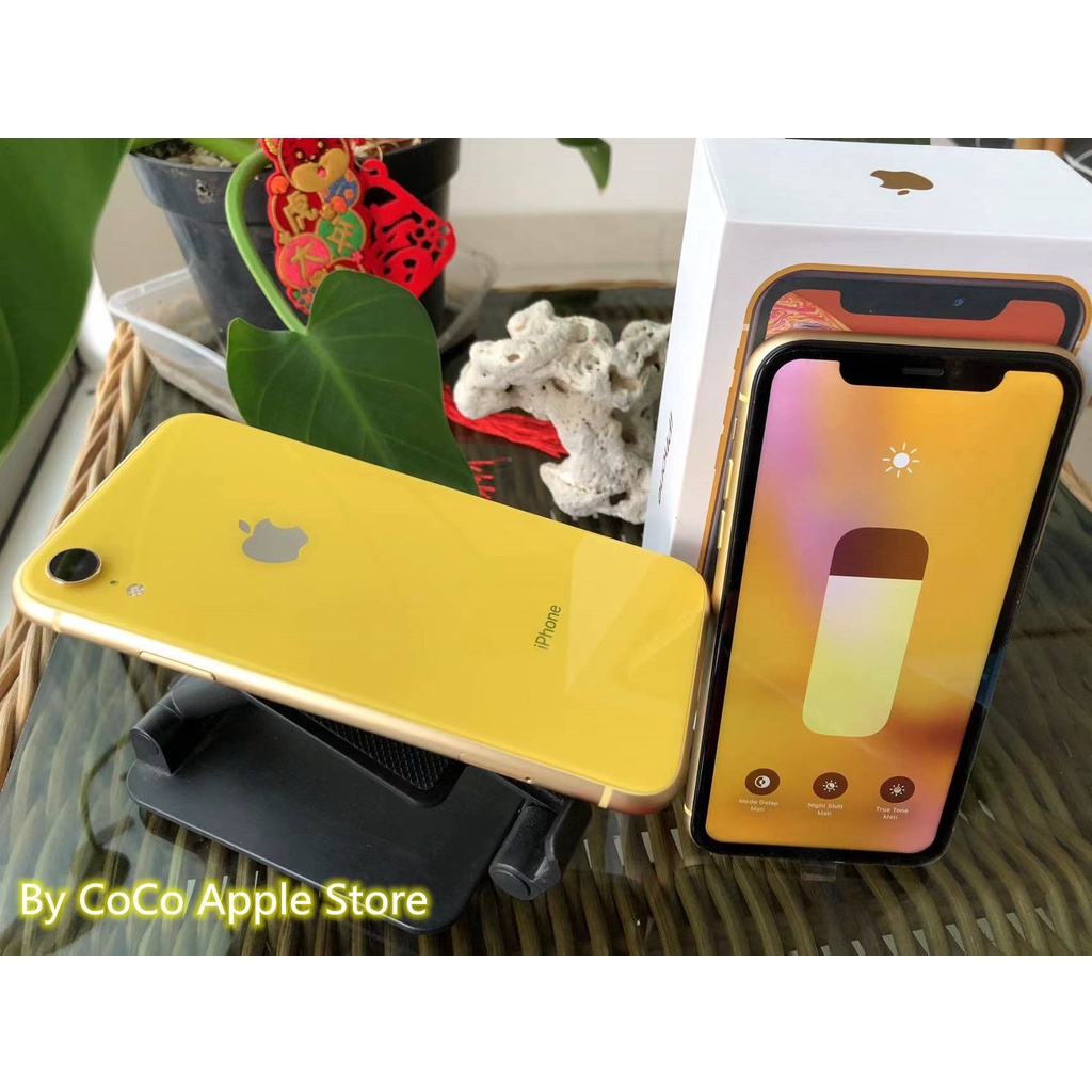 iPhoneXR  256GB Fullset  All Sim Silent Original Ex Inter Second Mulus100% Like New 3utools All Green (Garansi 1 Tahun)