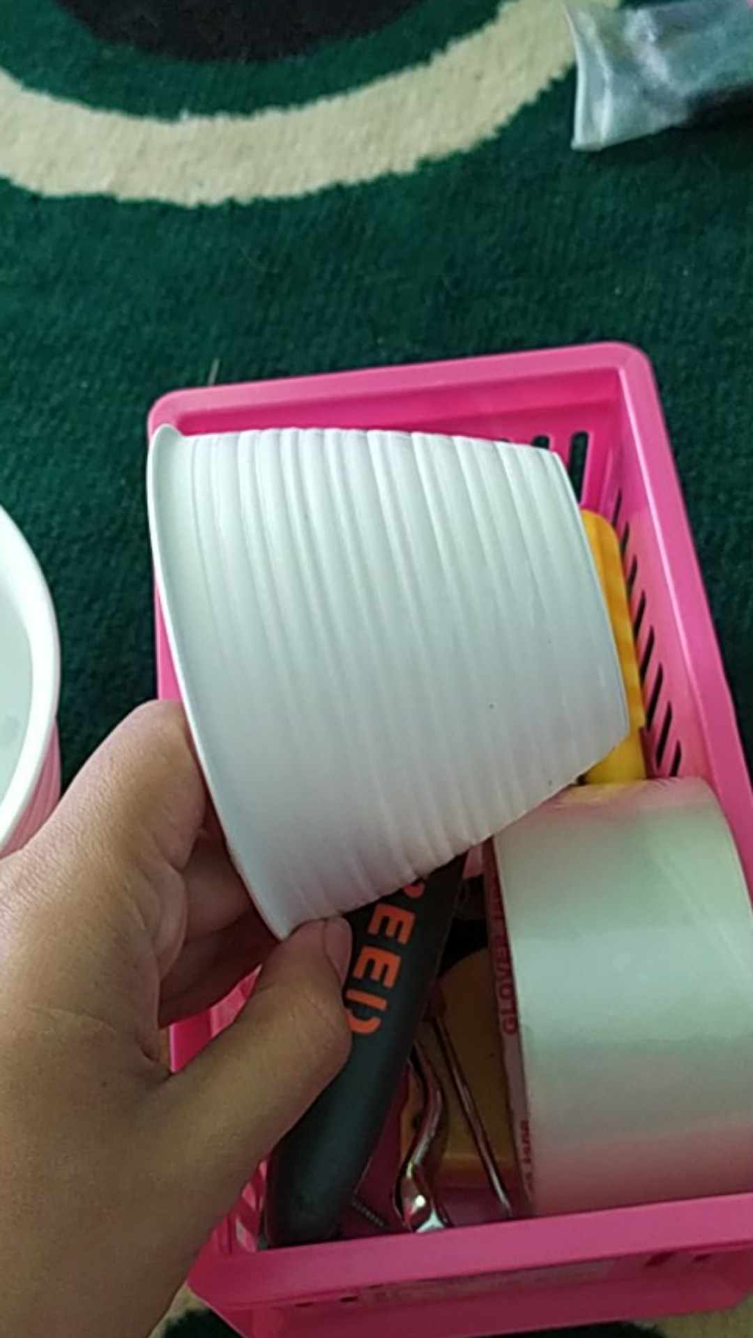 Pot Bunga Tawon Putih 10cm
