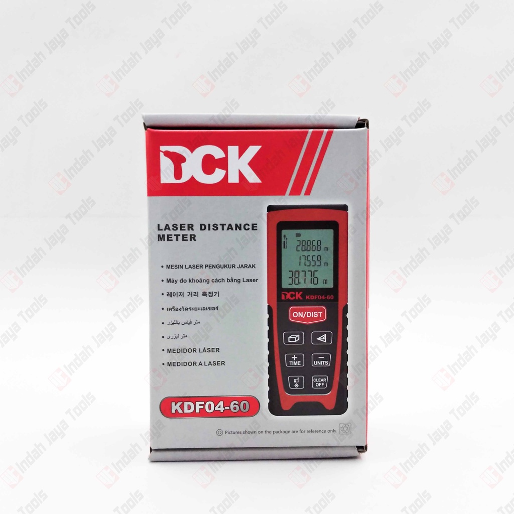 DCK KDF04-60 Meteran Laser Digital 60 M - Distance Meter 60M Meter