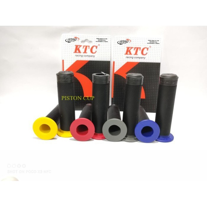 HANDGRIP STANG PEGANGAN GRIP KTC RACING SPORTY MOTOR NMAX AEROX PCX VARIO BEAT MATIC ASLI VARIASI MT