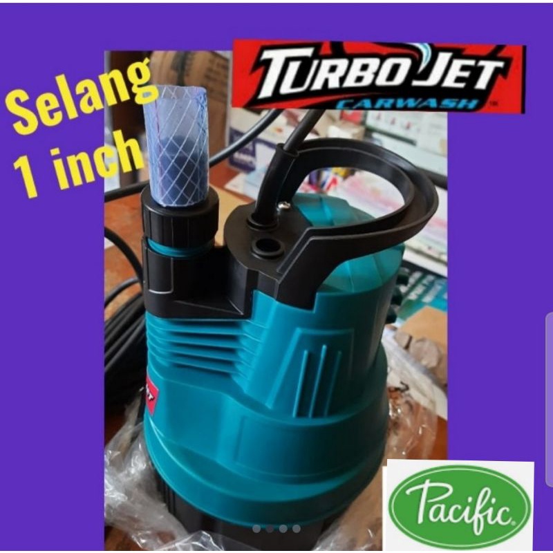 Pompa air celup Turbo Jet SCP 100 A watt non automatic/otomatis kolam ikan tebing submersible pump
