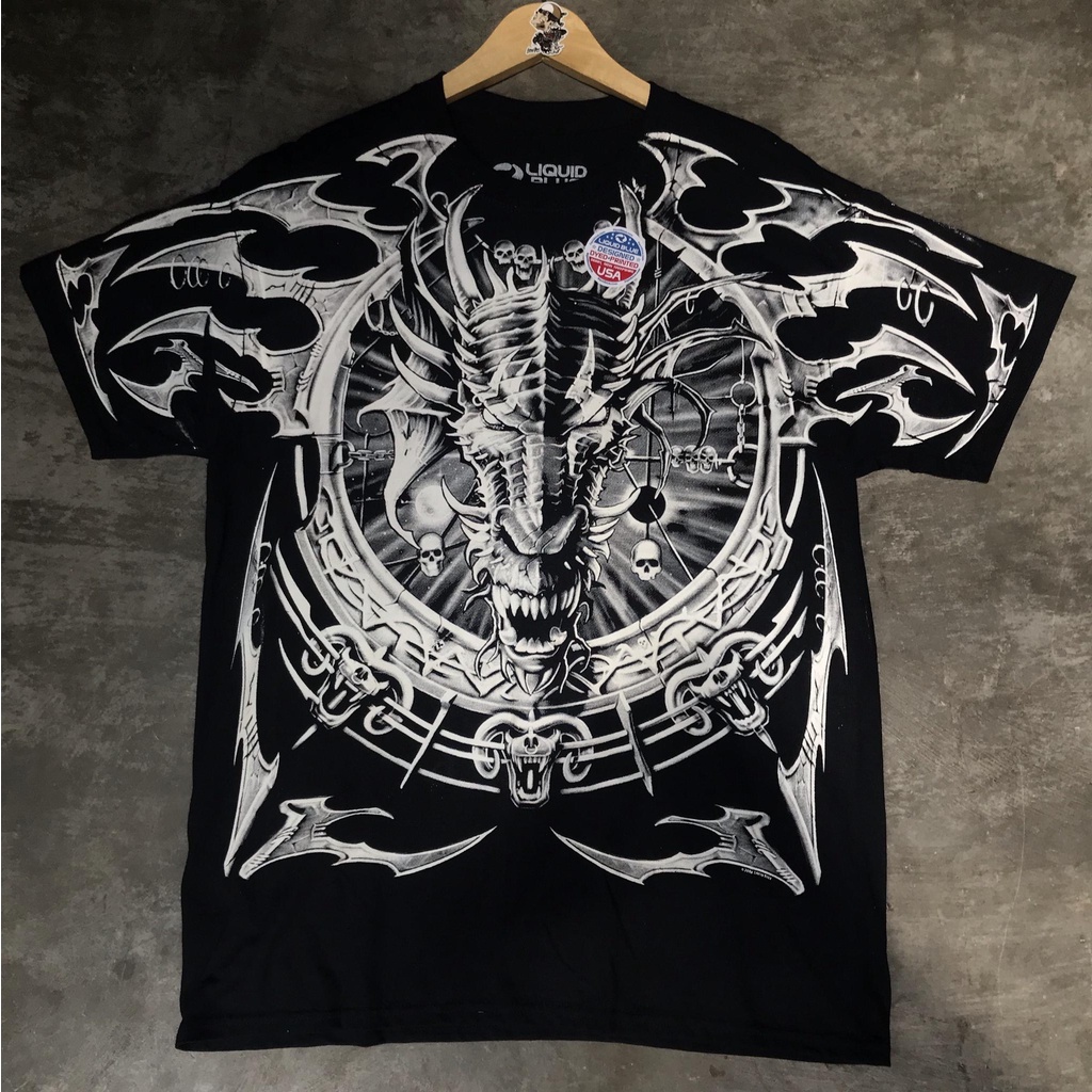 Tshirt Fantasy Liquidblue Original DRAGON CATCHER AOP