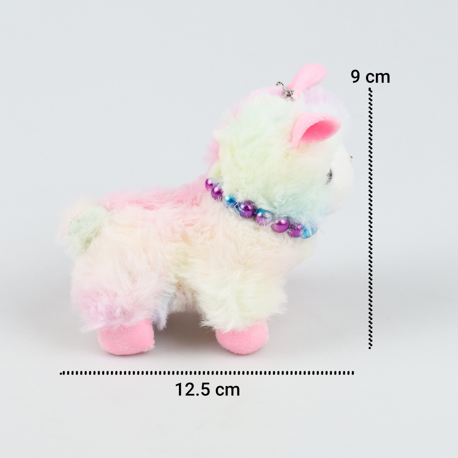 Alpaca Toy Key Chain Gantungan Kunci Boneka Plush - CH01 - Multi-Color