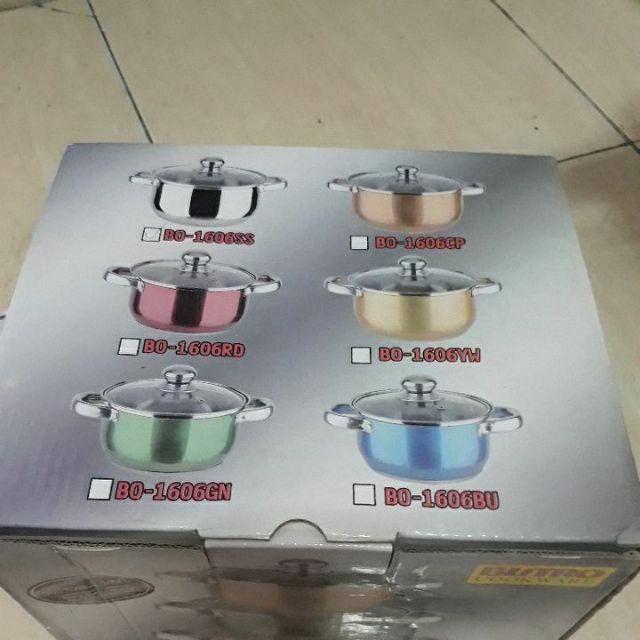 Bistro Bo-1606ss 3 Set Panci Stainless