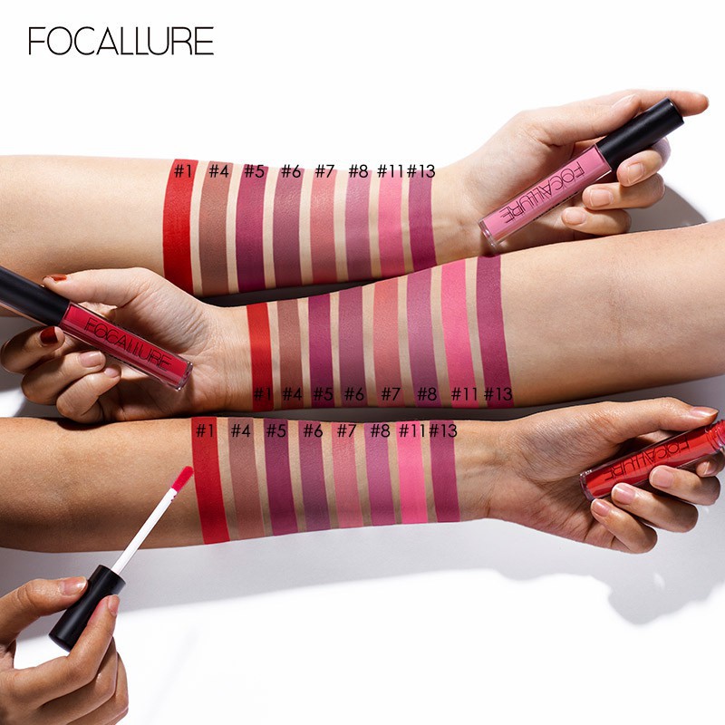 Fashion Fair - FOCALLURE Liquid Lipstik Matte Tahan Lama Lipstick [BPOM] - 20 Colors