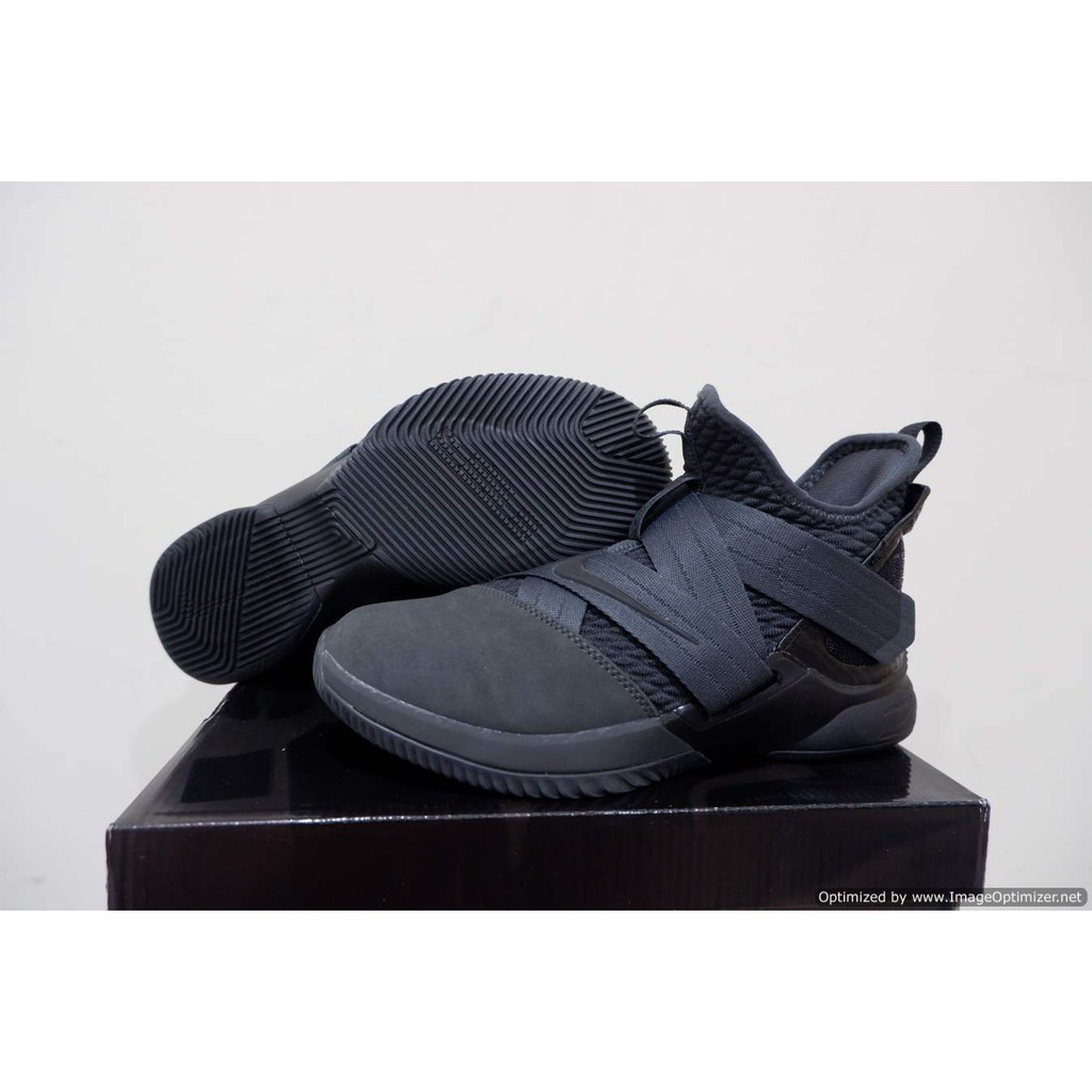 NIKE LEBRON SOLDIER 12 HIGH ALLBLACK