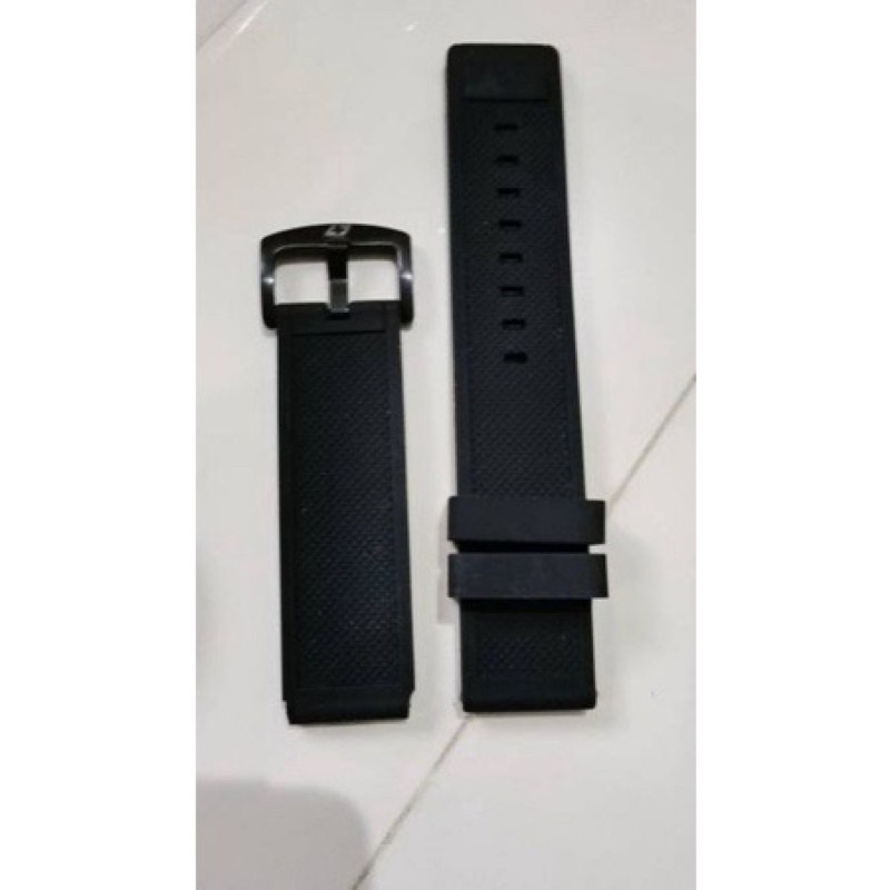 STRAP TALI JAM SWISS ARMY 24mm RUBBER STRAP TALI JAM TANGAN KARET bs utk jam Q&amp;Q M123