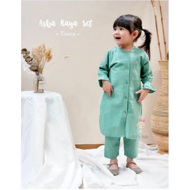 SETELAN BAJU MUSLIM ANAK ASHA RAYA SEY