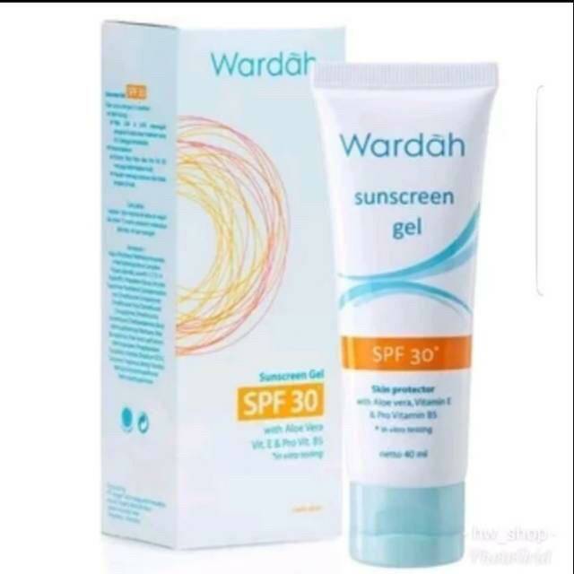 Wardah Uv Shield  Suncreen Gel SPF 35PA +++ NEW!!~ Original 100 %