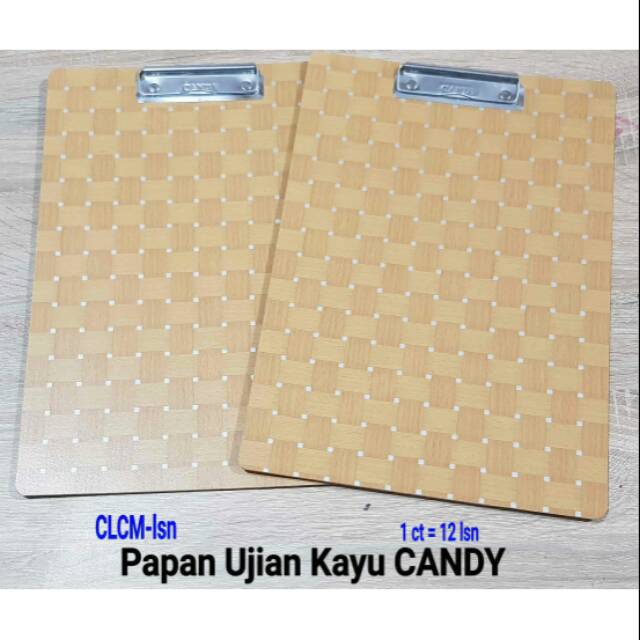 

Papan Ujian/ Clipboard Kayu Tebal ukuran F4