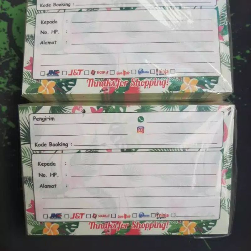 

stiker/sticker label pengiriman online shop 1 pack isi 100 lembar
