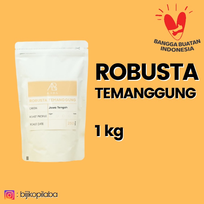 

Kopi Robusta TEMANGGUNG PREMIUM 1 KG