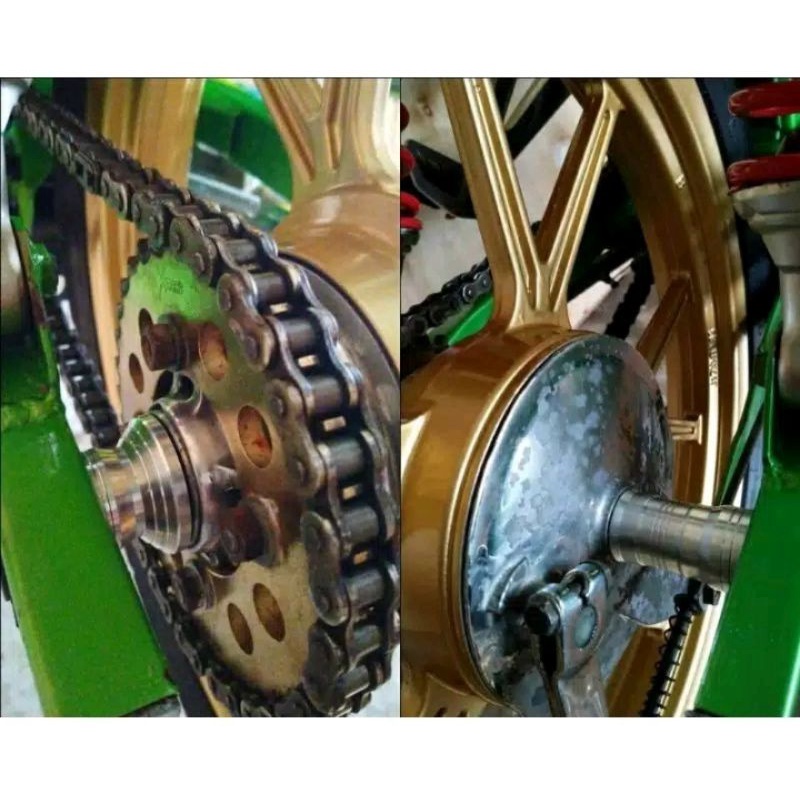 Bosh bos tromol belakang kaze gearbox gear box depan pnp tromol belakang kaze almunium cnc