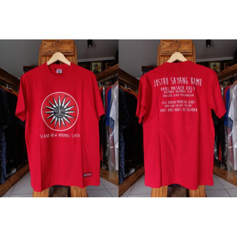 T-shirt Slank//Kaos pendek Slank//Kaos Slank New Normal Cinta//Original Slankers//FungkyJungkyStore