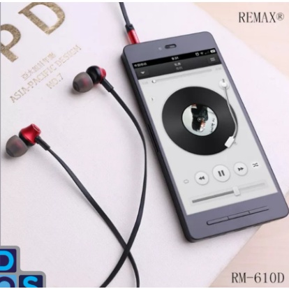 REMAX 610D - MOST POPULAR EARPHONE/HEADSET/HANDSFREE RM 610D