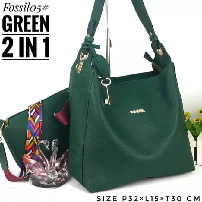 TAS WANITA FOSIL NADA - HIJAU