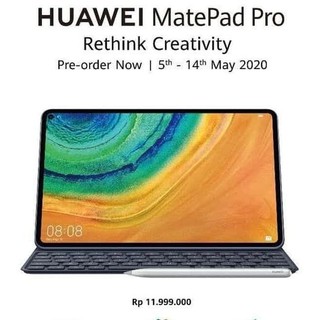 HUAWEI MatePad Pro [6GB / 128GB]+Keyboard & M-Pen garansi