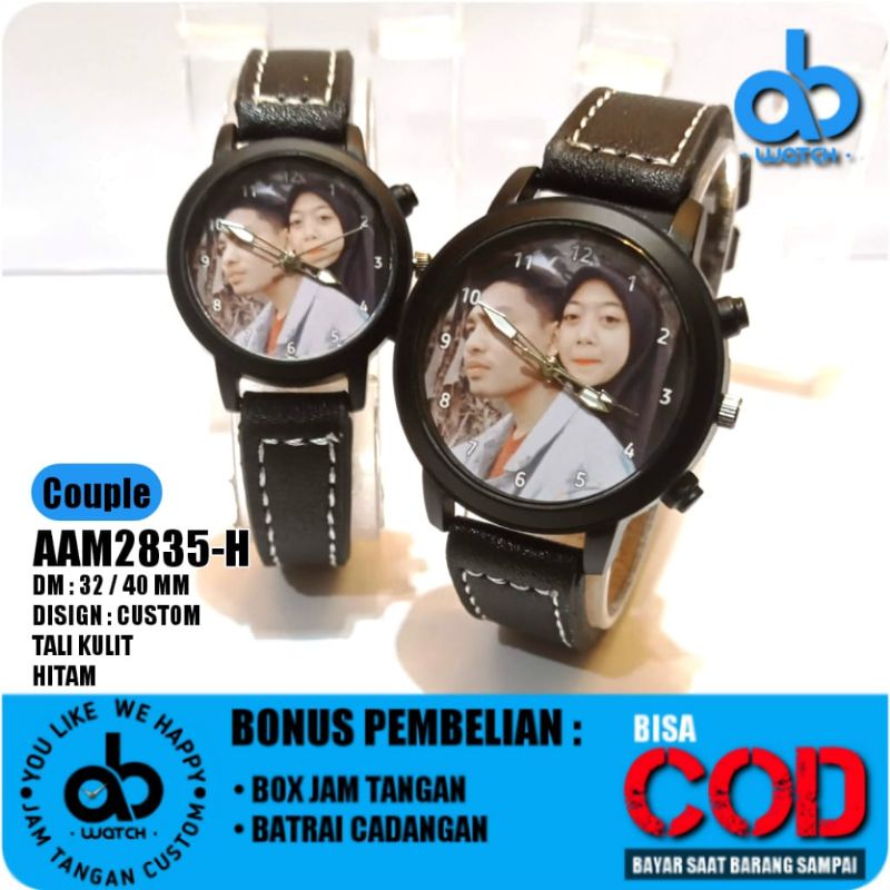 Jam Tangan Custom Design Foto &amp; Nama | Bisa Request Design