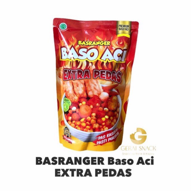 Baso Aci Basranger Extra Pedas Jeruk Limau Best Seller  200 g