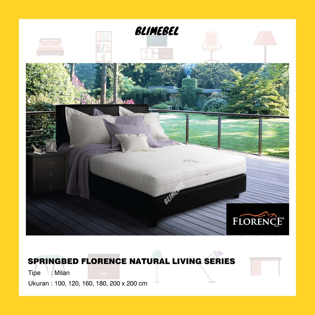 [FREE ONGKIR JAWA-BALI*] BLIMEBEL Florence Spring Bed Milan / Matrass Tempat Tidur