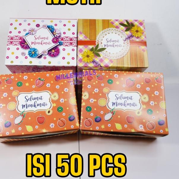 

Dus Kue 12x14 12x16 / Dus Snack Kotak Motif 250gsm Isi 50pcs - 12x14, Fruit