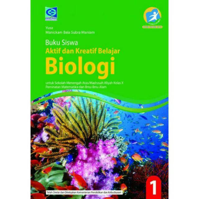 Buku biologi sma kelas 10 kurikulum 2013 revisi 2019