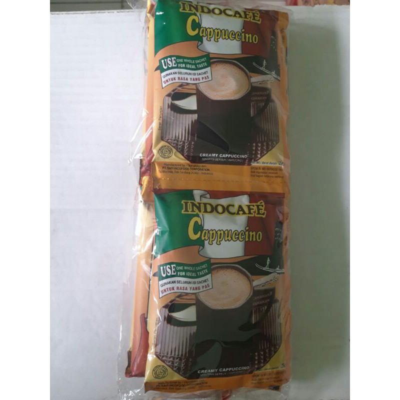 Indocafe  CAPPUCCINO RENCENG  10 pcs