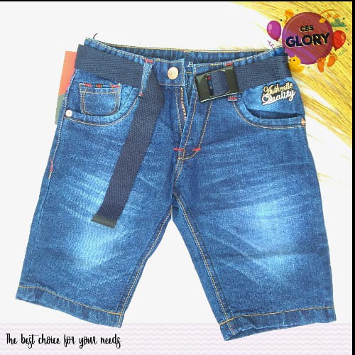 Celana Pendek 3/4 Anak Cowok/For Kids/Bahan Cotton/Trendy/Semi Jeans