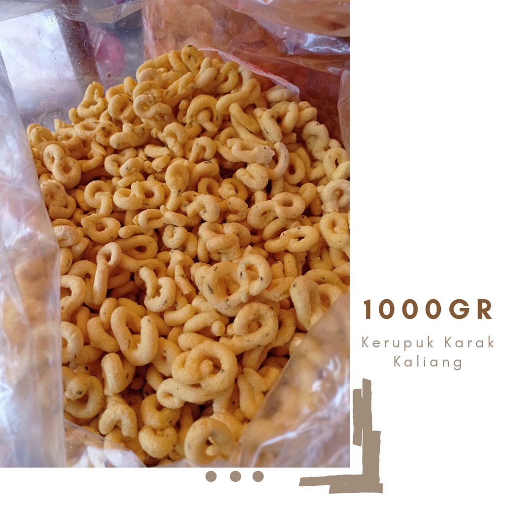

Kerupuk Karak Kaliang (Angka delapan) 1000 g