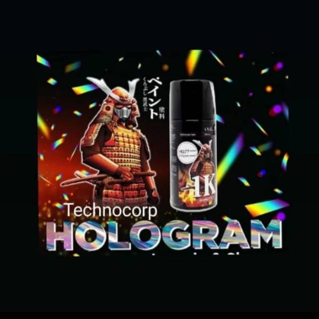 Samurai paint hologram HG77***** - cet samurai hologram