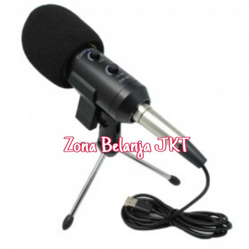 Microphone - Mic Condenser USB BM900 BM 900 Recording With Mini stand