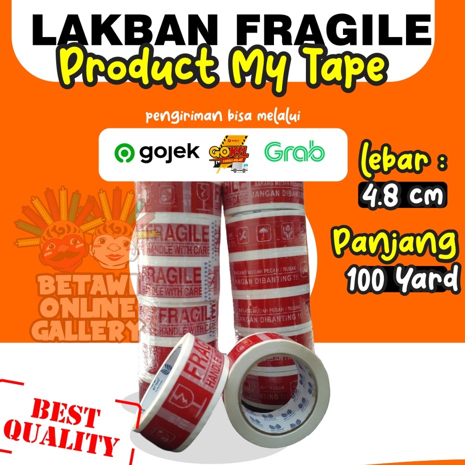 Lakban Fragile 48mm x 100Yard