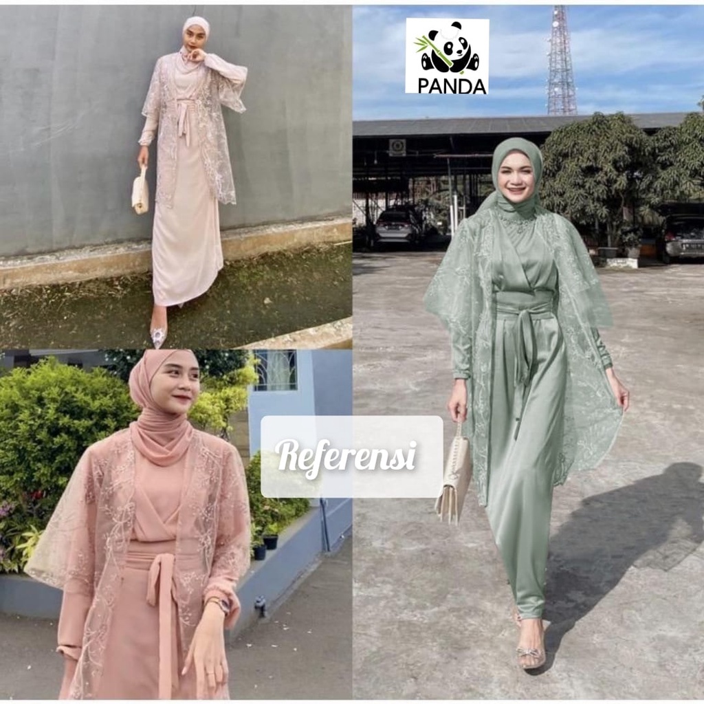 SASA DRESS // DRESS PESTA + OUTER TILE PREMIUM // DRESS REMAJA // DRESS KONDANGAN // DRESS JUMBO // GAMIS PESTA // GAMIS BRUKAT // GAMIS REMAJA