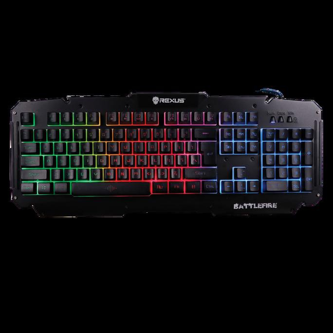 Keyboard Gaming Rexus K9D Semi Mechanical 19 Keys Anti Ghost - Hitam Termurah