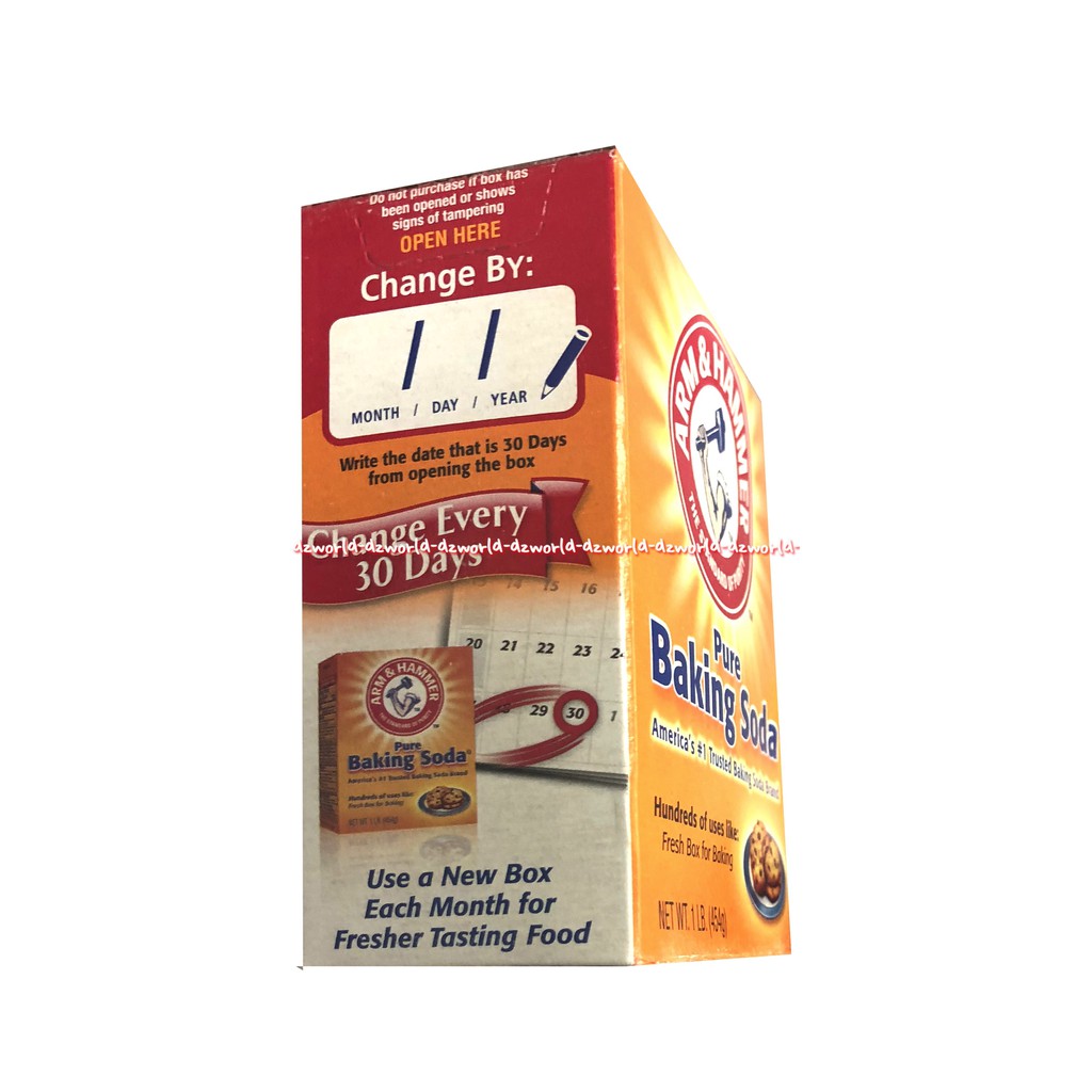 Arm &amp; Hammer Pure Baking Soda 454gr Bubuk Soda Kue Arm Hammer