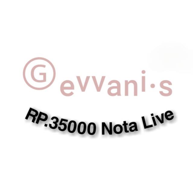 Nota live baju anak branded 35000