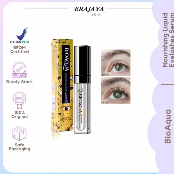 BIOAQUA Nourishing Liquid Eyelashes Serum Penumbuh 7ml BPOM