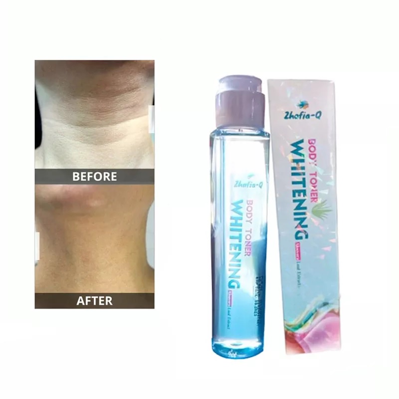 COD Original BPOM Zhafia Q Body Toner Whitening Pemutih Badan Instan