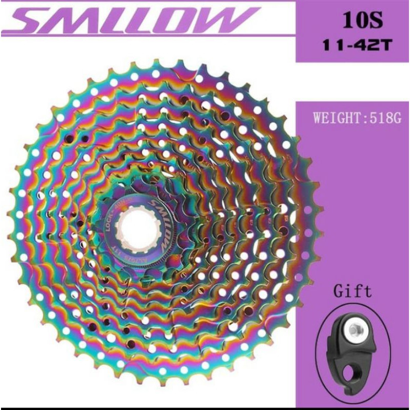 Sprocket 10 Speed 11-42T Smllow Rainbow