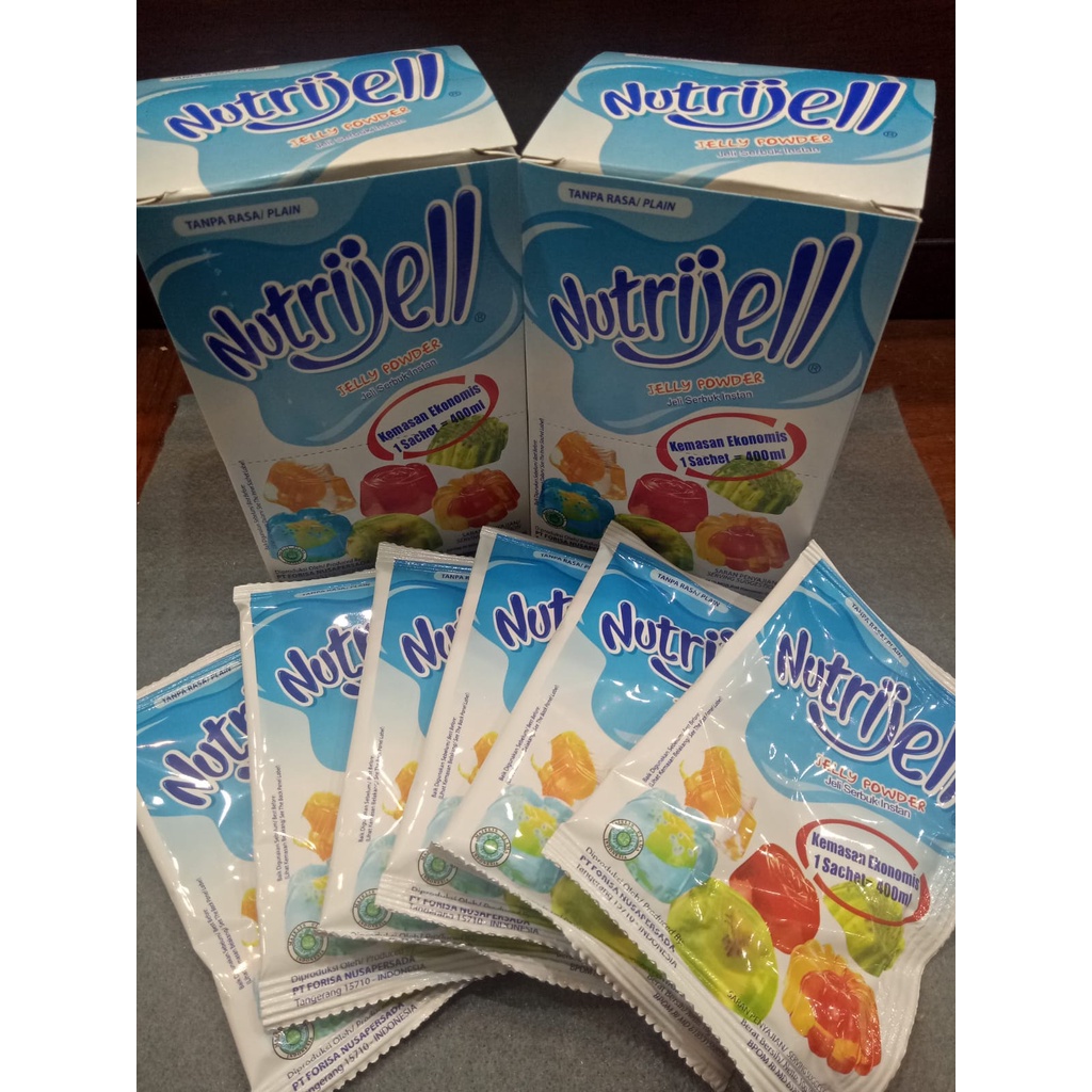 Kendi Mart - Nutrijell 10 gr Jelly Powder Nutrijel kemasan ekonomis varian rasa buah - NUTRIJELL EKONOMIS