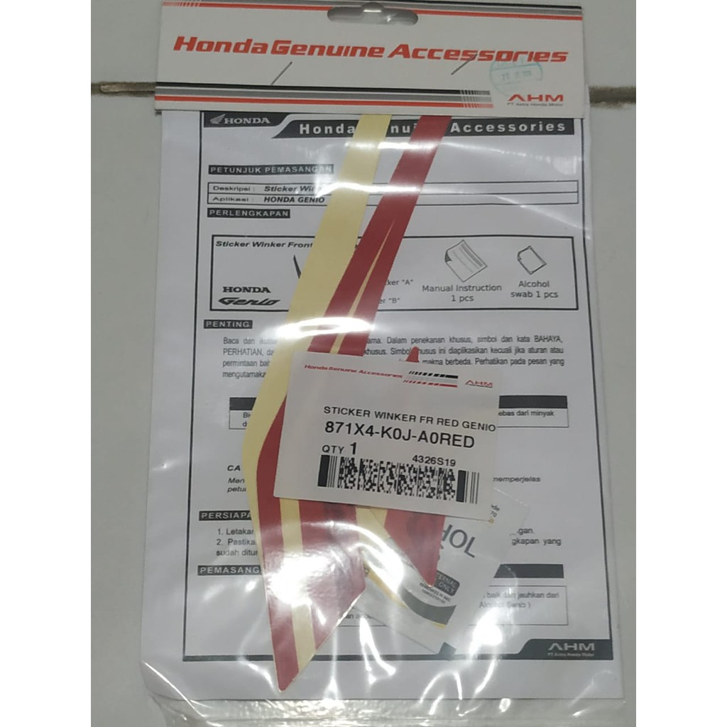 Sticker Winker Front Genio