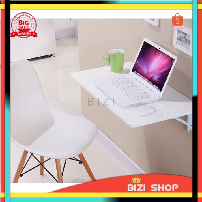 Meja Tempel Tembok Lipat Dinding Rak Meja Kerja Apartement Kos