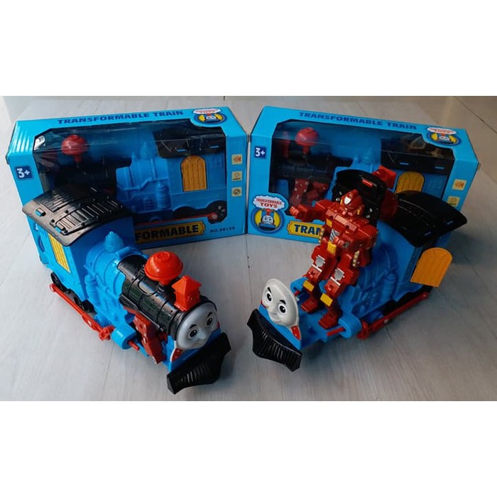 ROBOT... MAINAN THOMAS ROBOT TRANSFORMABLE TRAIN KERETA THOMAS NO 88158