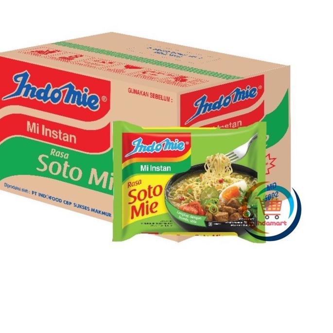 

♪ Indomie Soto mie 75 gram 1 Dus Isi 40 pcs ➧